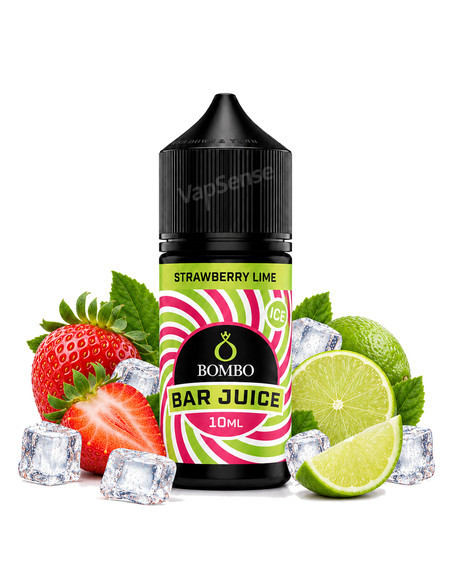 Strawberry Lime Ice Longfill Bombo Bar Juice 30ml con 10ml de aroma