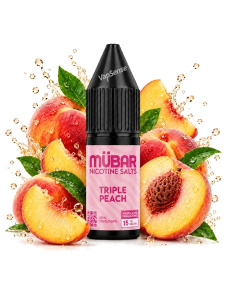Triple Peach 10ml Mübar Salts 15mg