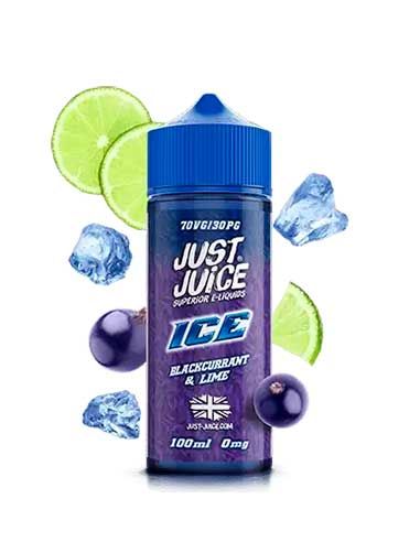 Just Juice Blackcurrant Lime Ice 100ml