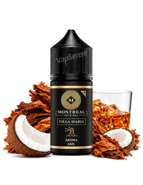 Original Villa María Longfill Montreal 30ml con 6ml de aroma