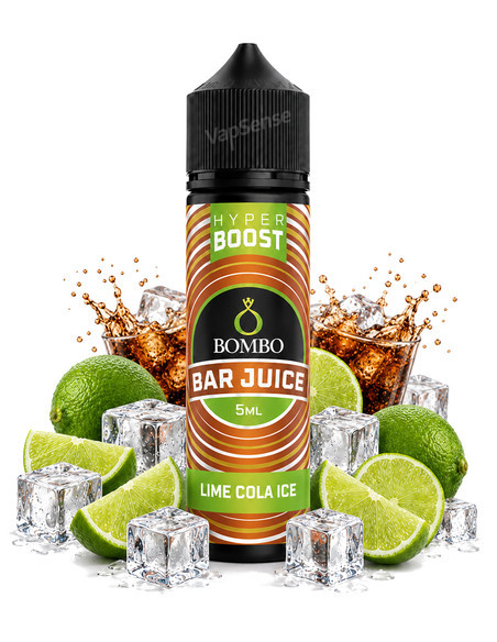 Lime Cola Ice Longfill Bombo Bar Juice Hyper Boost 60ml con 5ml de aroma