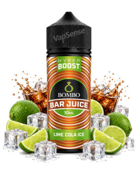 Lime Cola Ice Longfill Bombo Bar Juice Hyper Boost 120ml con 10ml de aroma
