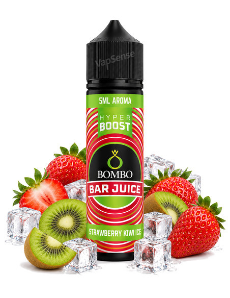 Strawberry Kiwi Ice Longfill Bombo Bar Juice Hyper Boost 60ml con 5ml de aroma