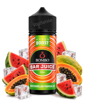 Watermelon Papaya Ice Longfill Bombo Bar Juice Hyper Boost 120ml con 10ml de aroma