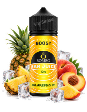 Pineapple Peach Ice Longfill Bombo Bar Juice Hyper Boost 120ml con 10ml de aroma