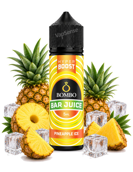Pineapple Ice Longfill Bombo Bar Juice Hyper Boost 60ml con 5ml de aroma
