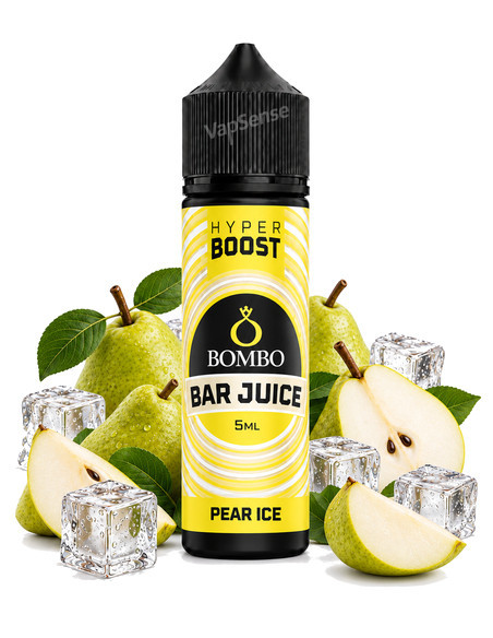 Pear Ice Longfill Bombo Bar Juice Hyper Boost 60ml con 5ml de aroma
