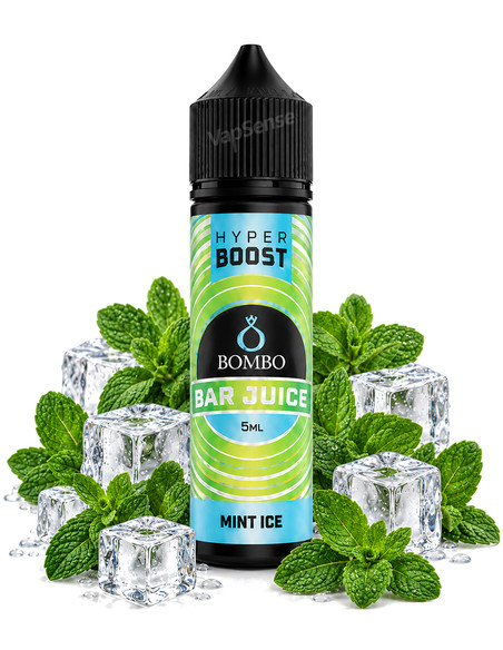 Mint Ice Longfill Bombo Bar Juice Hyper Boost 60ml con 5ml de aroma