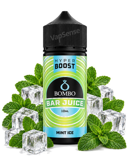 Mint Ice Longfill Bombo Bar Juice Hyper Boost 120ml con 10ml de aroma