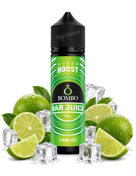Lime Ice Longfill Bombo Bar Juice Hyper Boost 60ml con 5ml de aroma