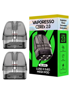 Pods Vaporesso Luxe X COREX 2.0 Single Mesh 2ml 0.6Ω Pack de 2