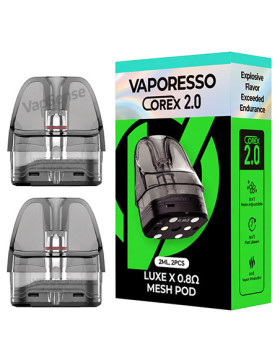 Pods Vaporesso Luxe X COREX 2.0 Single Mesh 2ml 0.8Ω Pack de 2