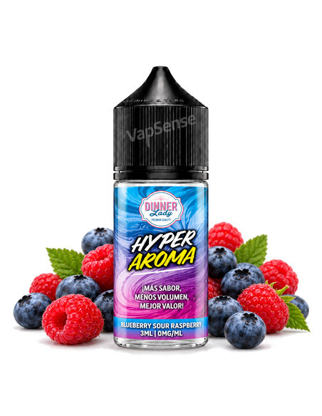 Blueberry Sour Raspberry Longfill Dinner Lady Hyper botella de 30ml