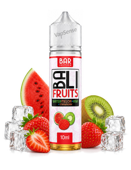 Watermelon Kiwi Strawberry Longfill Bali Fruits Bar Edition Kings Crest botellas de 60ml
