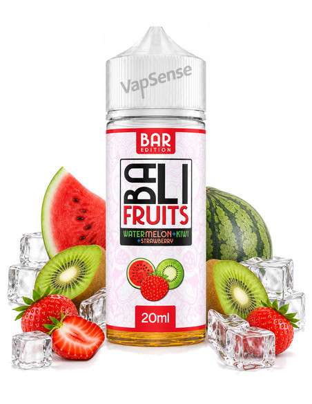 Watermelon Kiwi Strawberry Longfill Bali Fruits Bar Edition Kings Crest botellas de 120ml