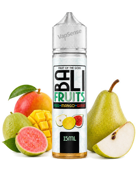 Pear Mango Guava Longfill Bali Fruits Kings Crest botellas de 60ml