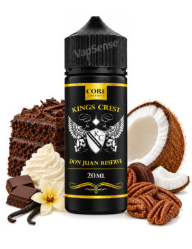 Don Juan Reserve Longfill Kings Crest Core Edition botellas de 120ml