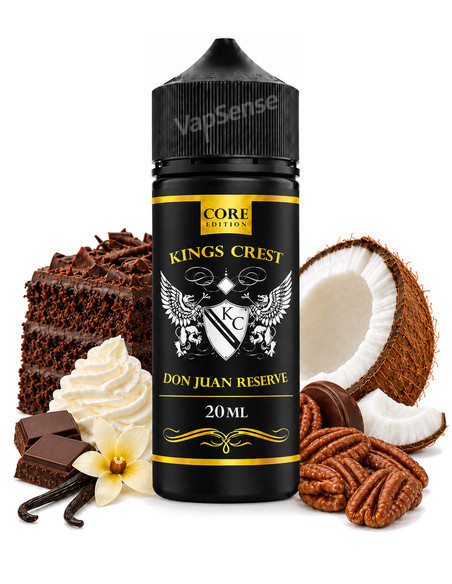 Don Juan Reserve Longfill Kings Crest Core Edition botellas de 120ml