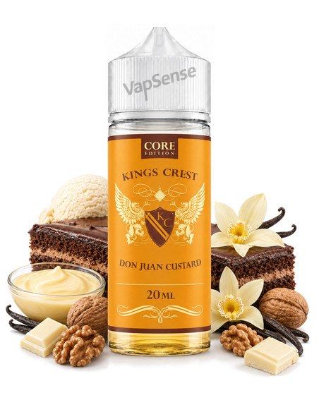 Don Juan Custard Longfill Kings Crest Core Edition botellas de 120ml