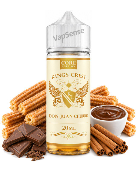 Don Juan Churro Longfill Kings Crest Core Edition botellas de 120ml