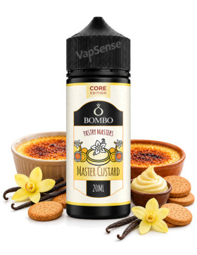 Master Custard Longfill Bombo Pastry Masters Core Edition botellas de 120ml