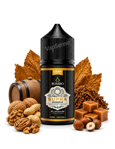 Nutty Supra Reserve Longfill Bombo Platinum Tobaccos Core Edition botellas de 30ml