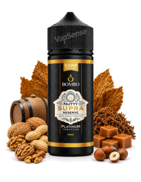 Nutty Supra Reserve Longfill Bombo Platinum Tobaccos Core Edition botellas de 120ml