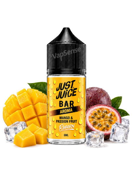 Mango Passion Fruit Longfill Just Juice Reborn botella de 30ml