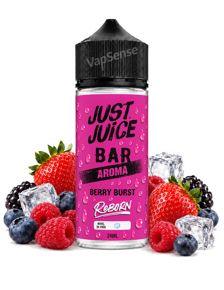 Berry Burst Longfill Just Juice Reborn botella de 120ml