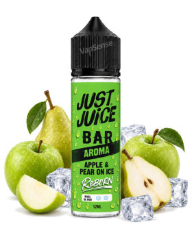 Apple Pear On Ice Longfill Just Juice Reborn botella de 60ml