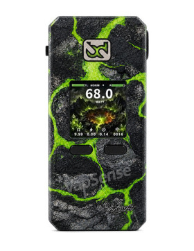 BD Vape Rayden 220 Mod Volcano Emerald Magma Rare Edition 1000pcs vista Frontal