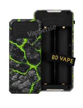 BD Vape Rayden 220 Mod Volcano Emerald Magma Rare Edition 1000pcs detalle tapa