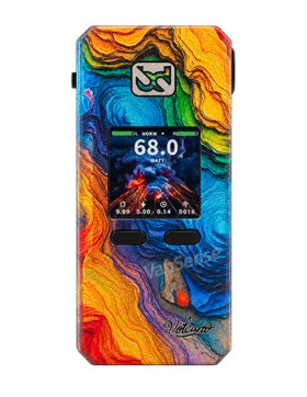 BD Vape Rayden 220 Mod Edición Limitada Volcano Rainbow Granite vista frontal