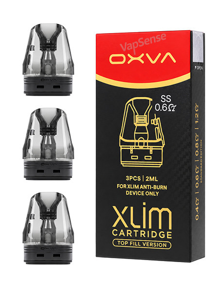 Pods OXVA XLIM SS Side Fill 2ml 0.6Ω Pack de 3