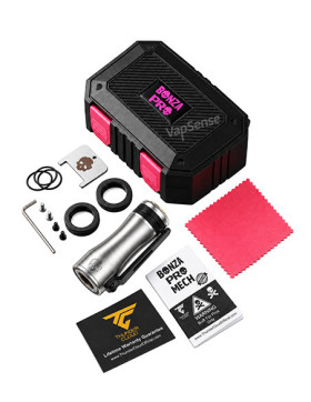 Thunder Cloud x Vaping Bogan Bonza Pro Mech Mod SS contenido