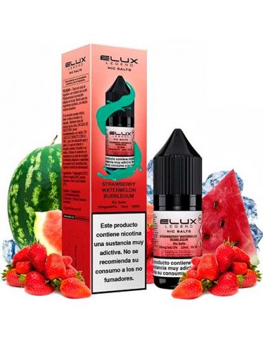 Strawberry Watermelon Bubblegum 10ml Elux Nic Salts