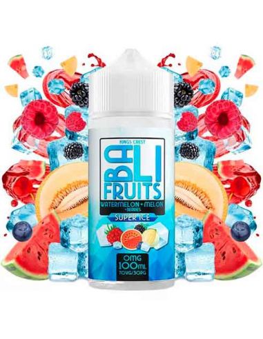 Watermelon Melon Berries Super Ice 100ml Bali Fruits by Kings Crest