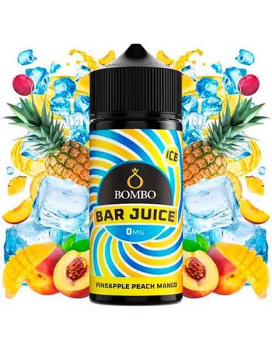 Pineapple Peach Mango Ice 100ml Bar Juice by Bombo