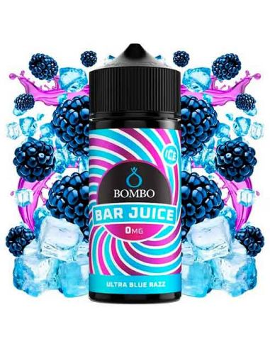 Ultra Blue Razz Ice 100ml Bar Juice by Bombo