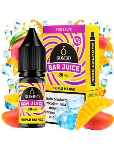 Triple Mango Ice 10ml Bar Juice by Bombo
