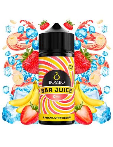 Banana Strawberry Ice 100ml Bar Juice by Bombo