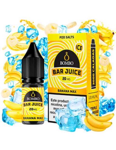 Banana Max Ice 10ml Bar Juice by Bombo