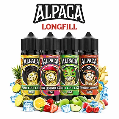 Alpaca Longfill sabores frutales ice