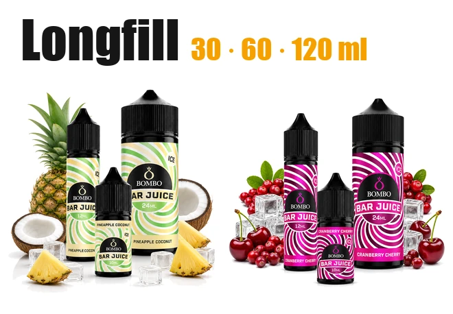 Longfill 30ml, 60ml y 120ml