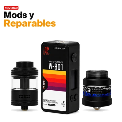 Novedades en mods y atomizadores reparables